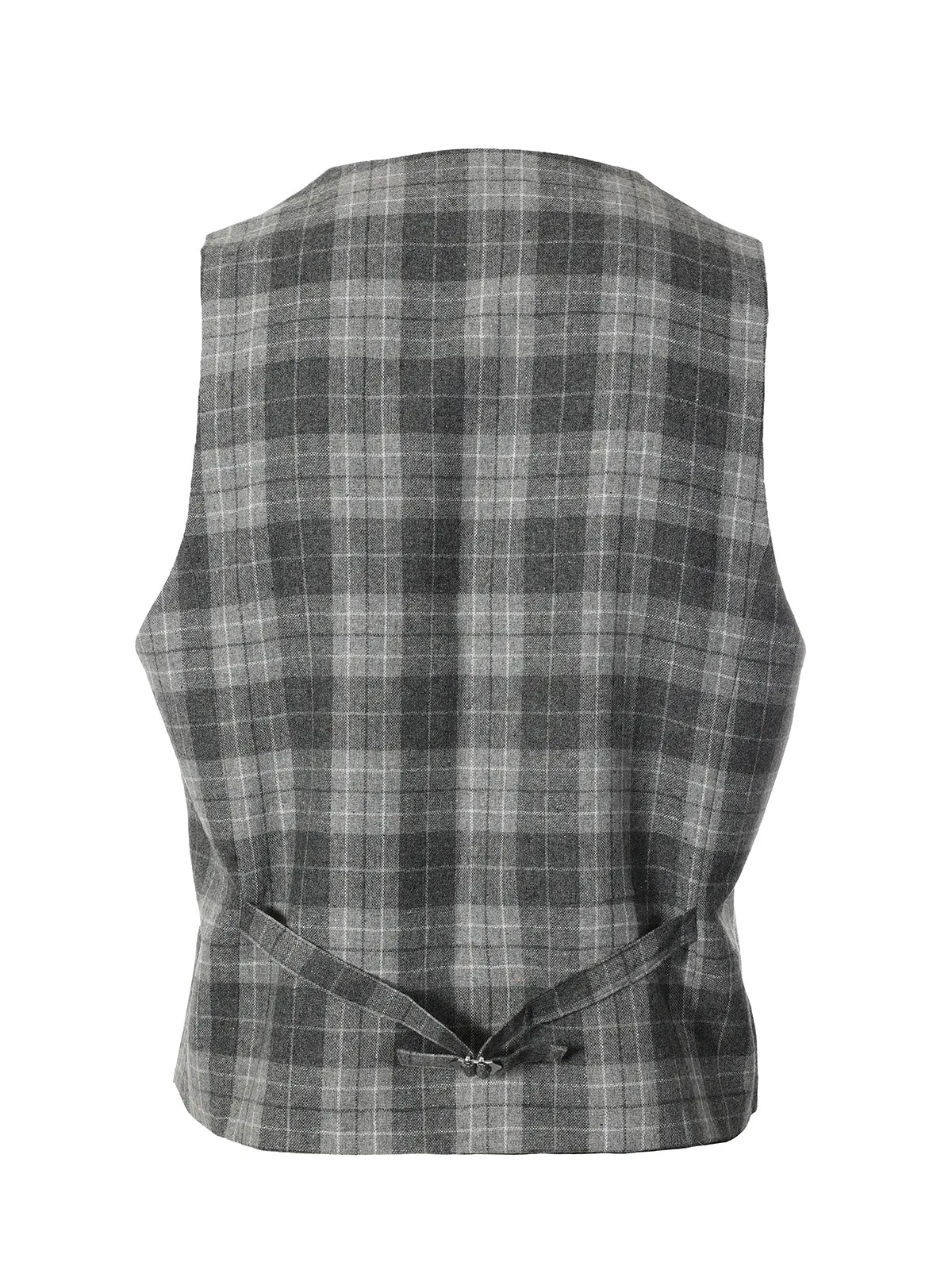 Men's Graph/Plaid Tweed Vest