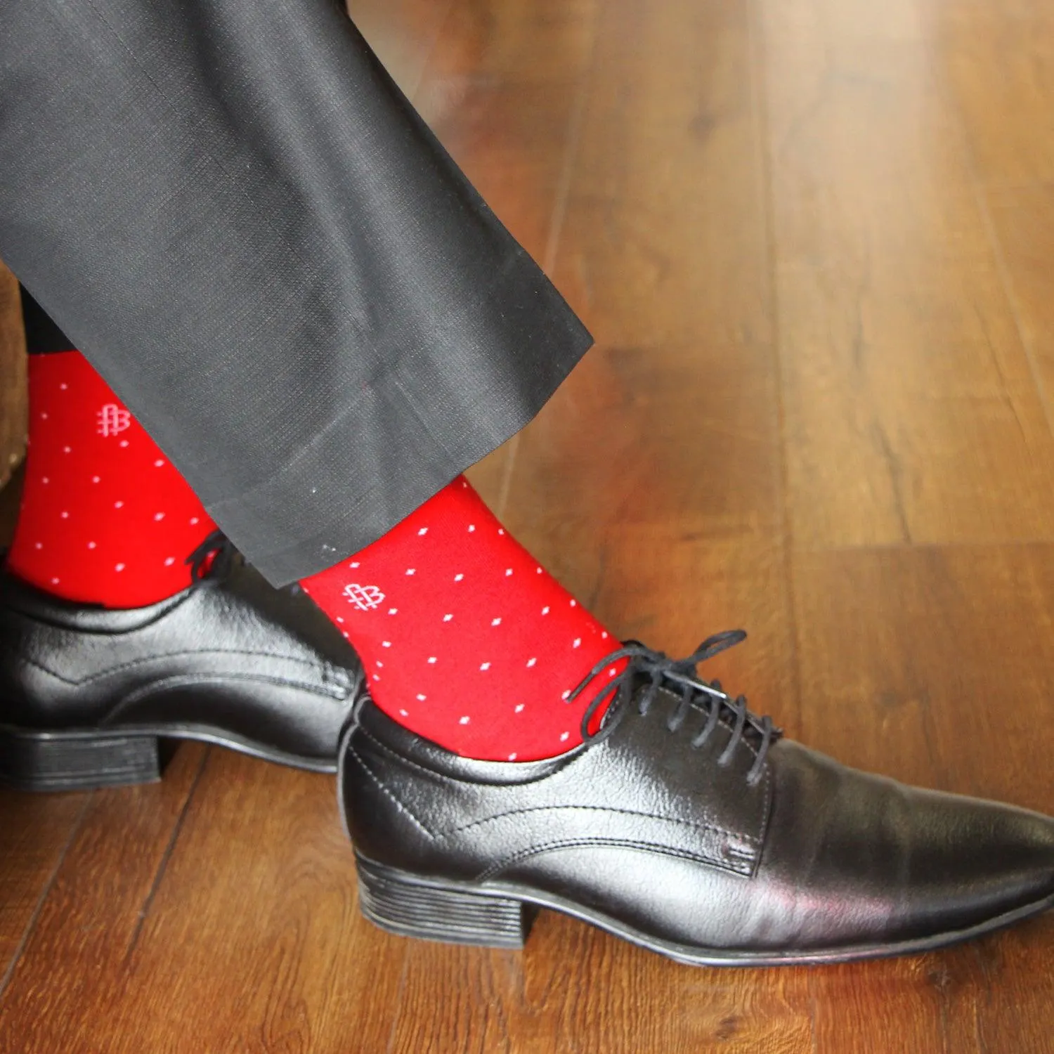 Molecule Formal Socks - Red