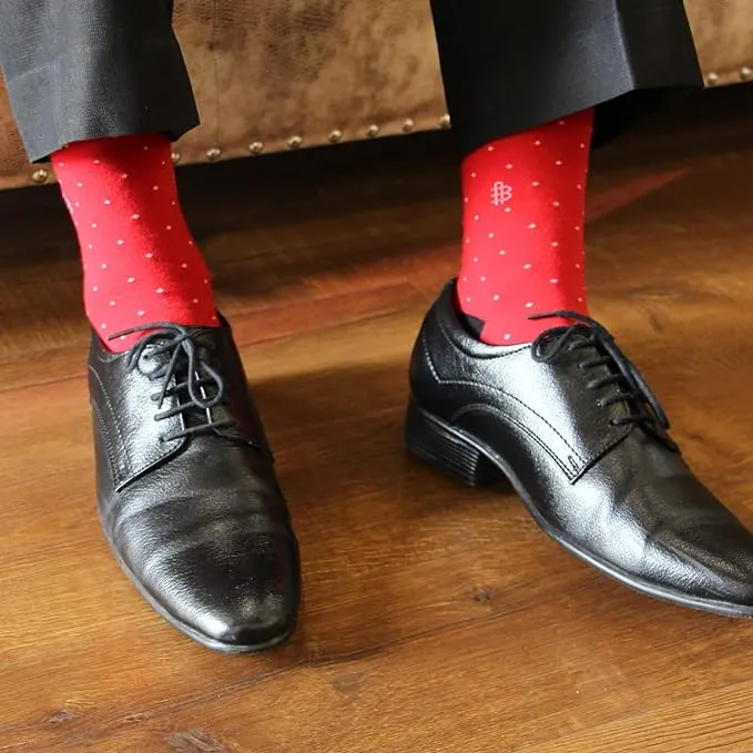 Molecule Formal Socks - Red