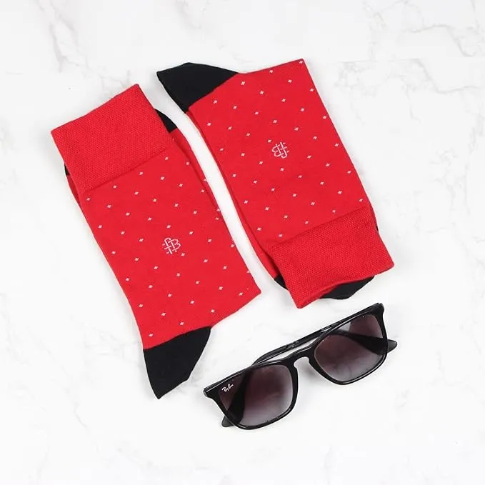 Molecule Formal Socks - Red