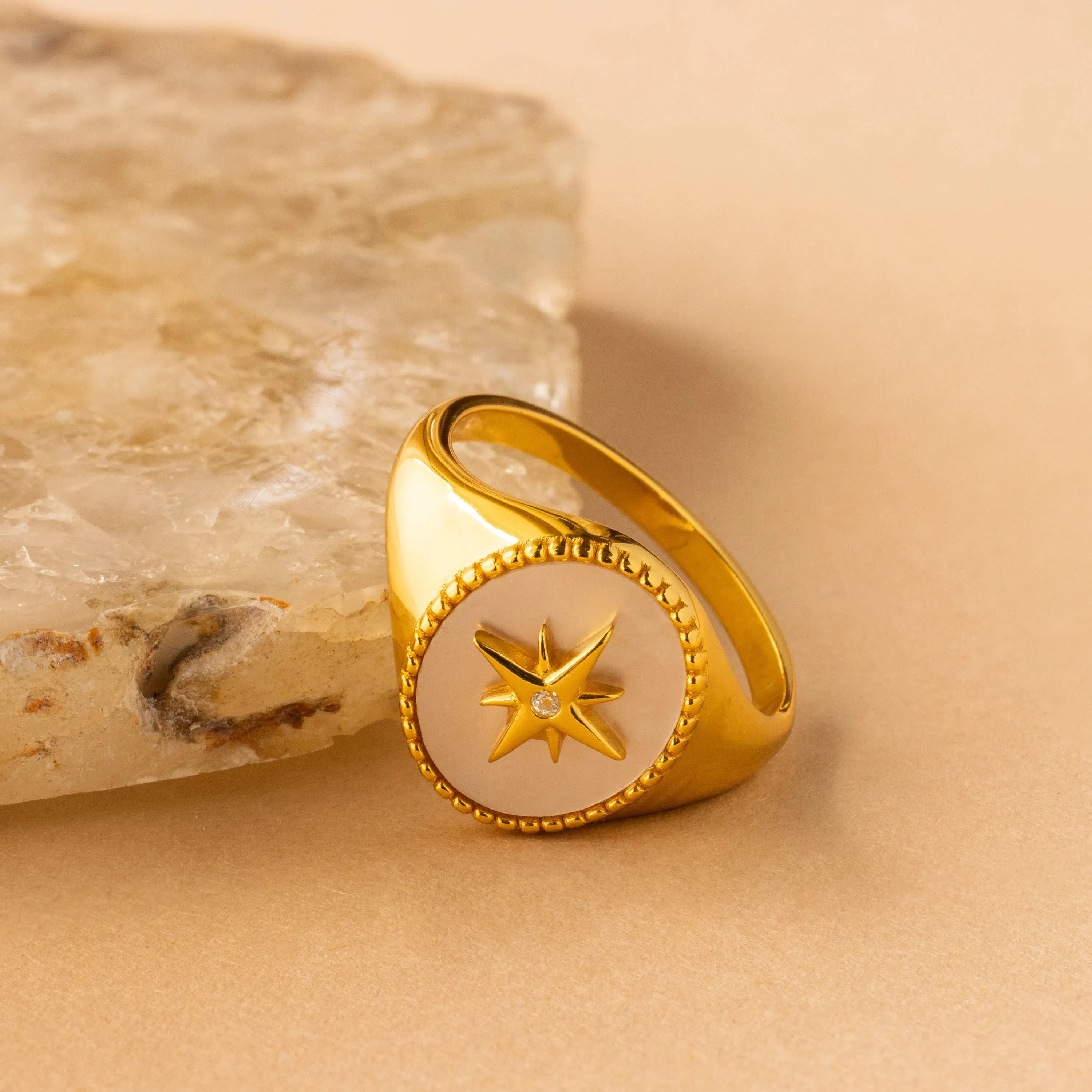 North Star Signet Ring