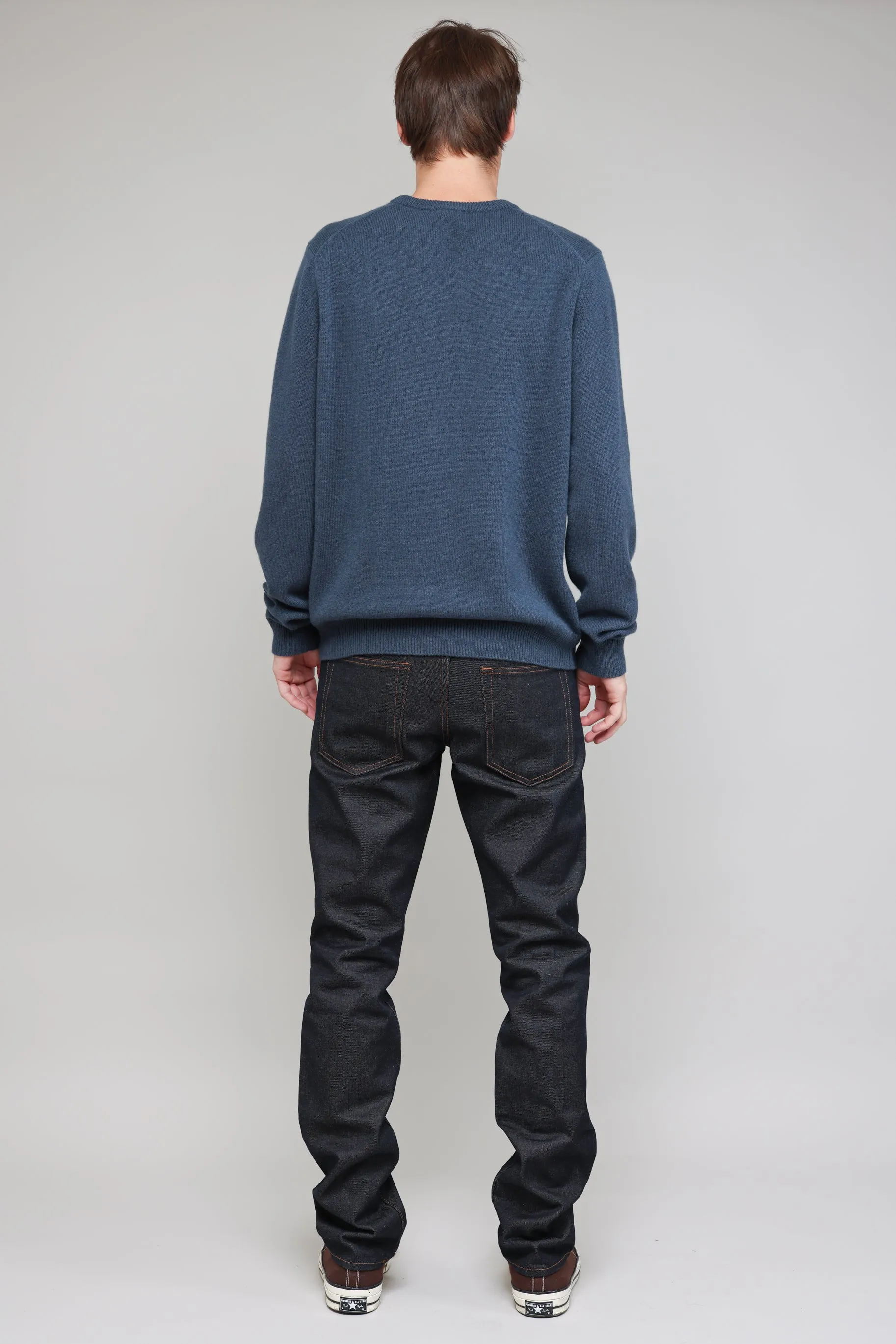 NS3018-18 New Wool Crew Neck in Blue