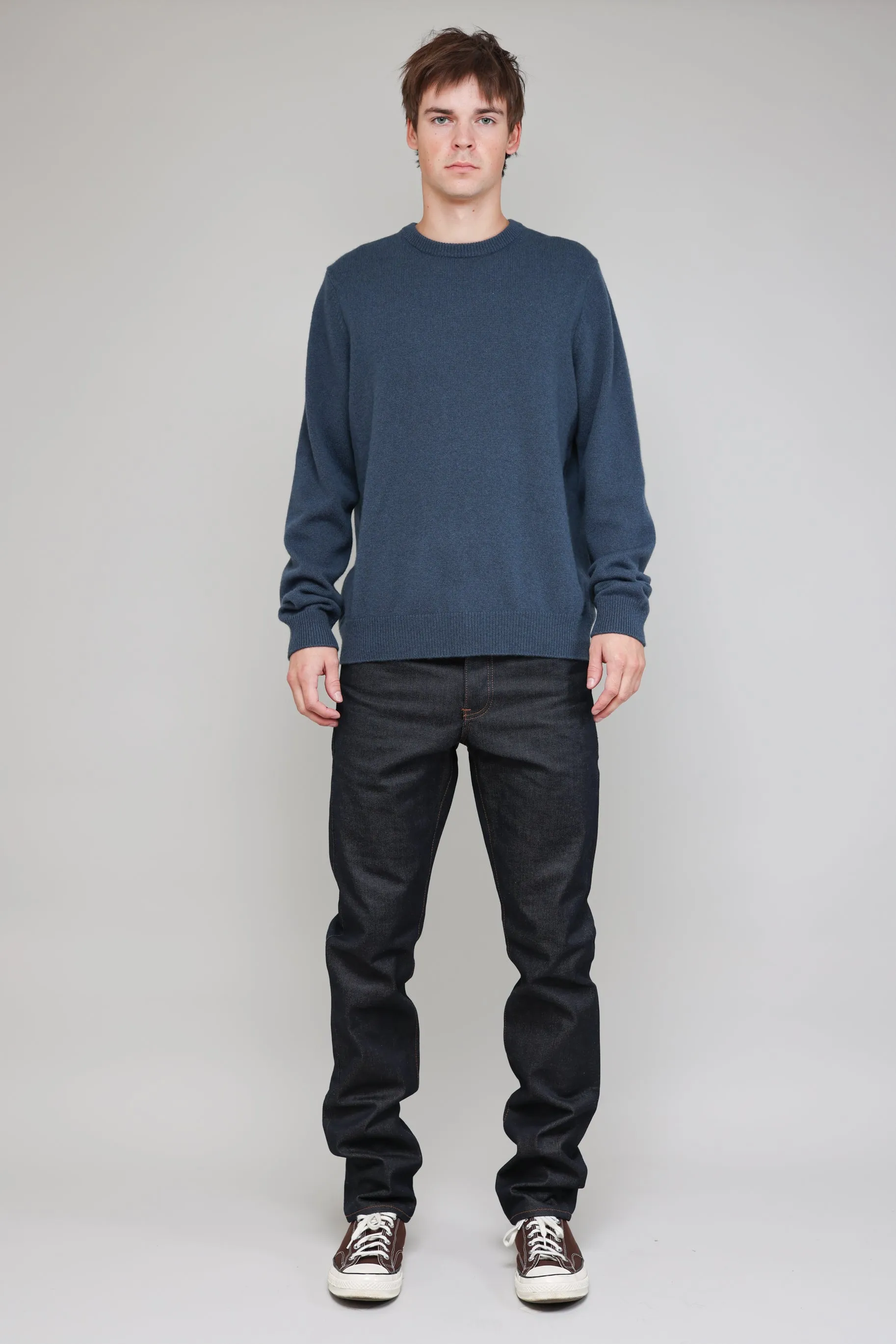 NS3018-18 New Wool Crew Neck in Blue