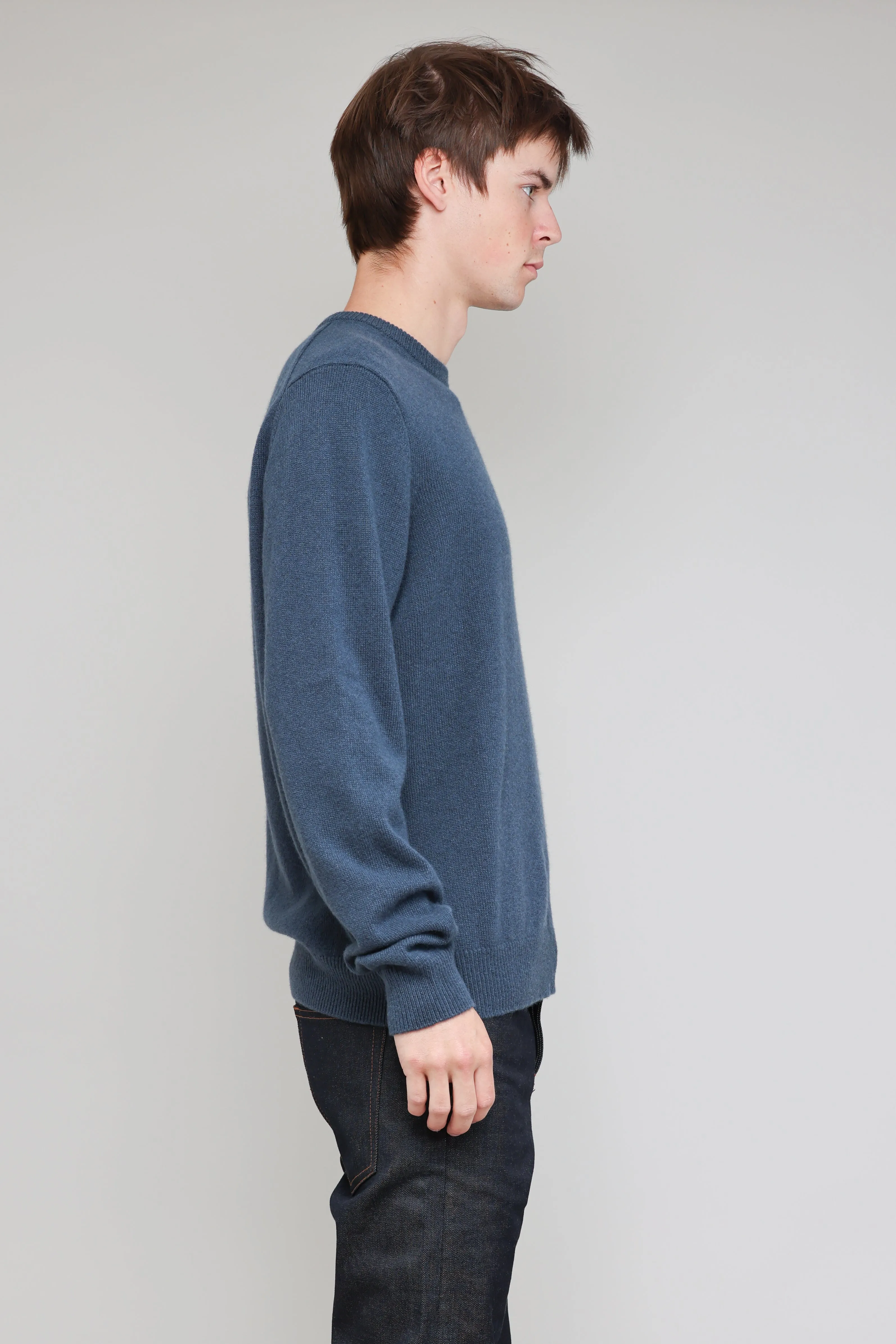 NS3018-18 New Wool Crew Neck in Blue