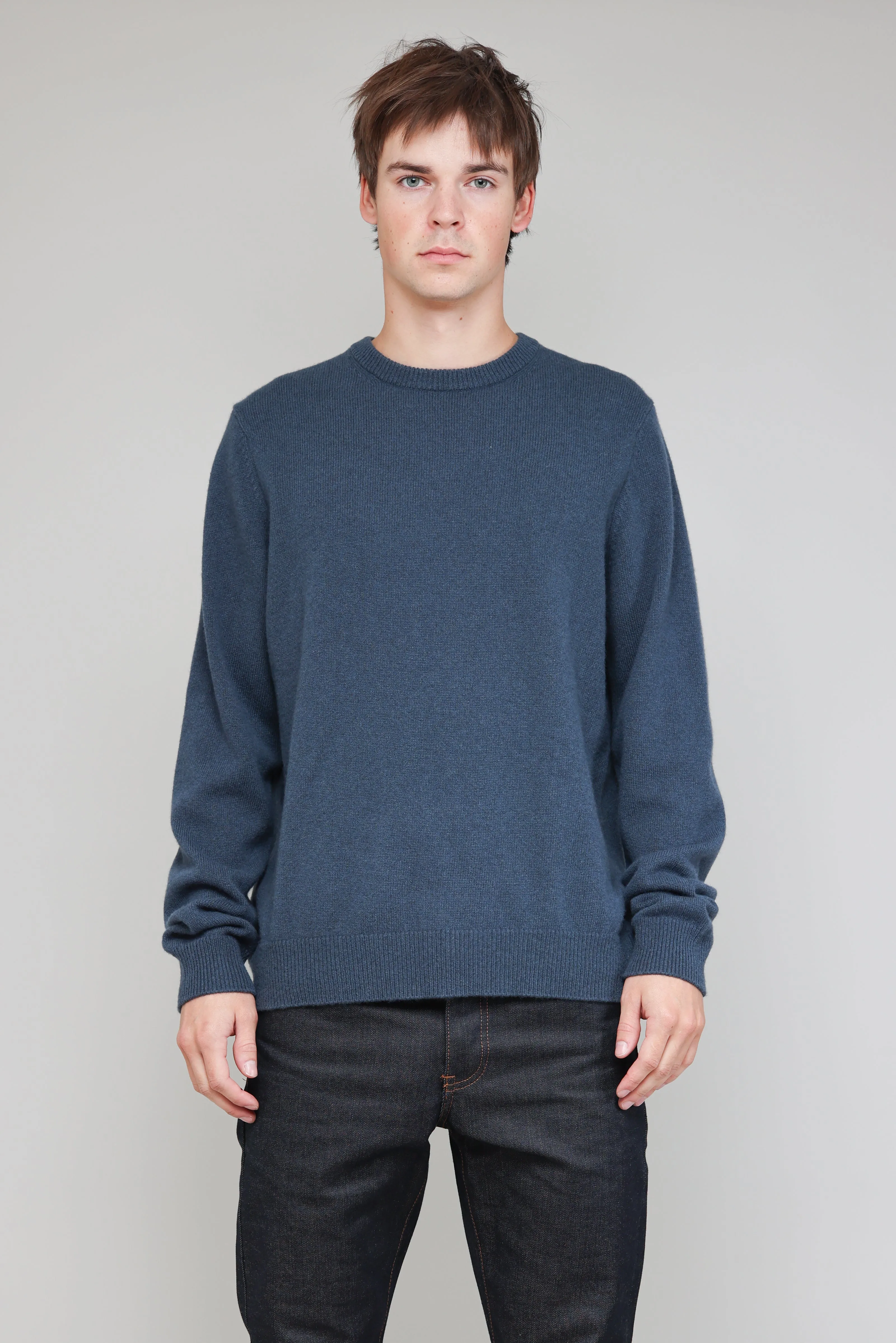 NS3018-18 New Wool Crew Neck in Blue