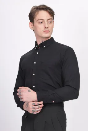 Oxford Formal Black  Shirt