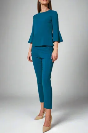 Tailored Top Ellie in teal