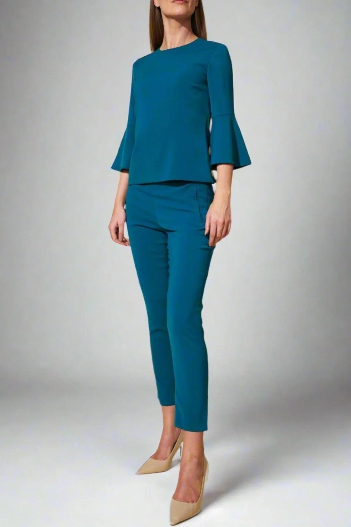 Tailored Top Ellie in teal