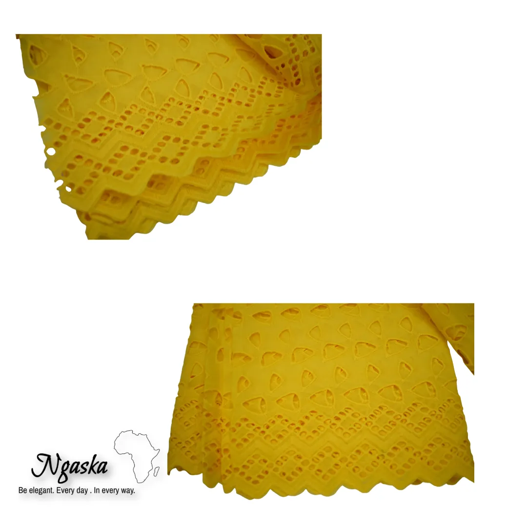 Tangerine Yellow African Lace, YL 2