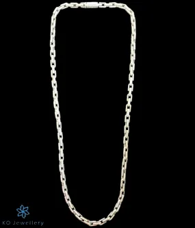 The Aadi Linked Silver Chain