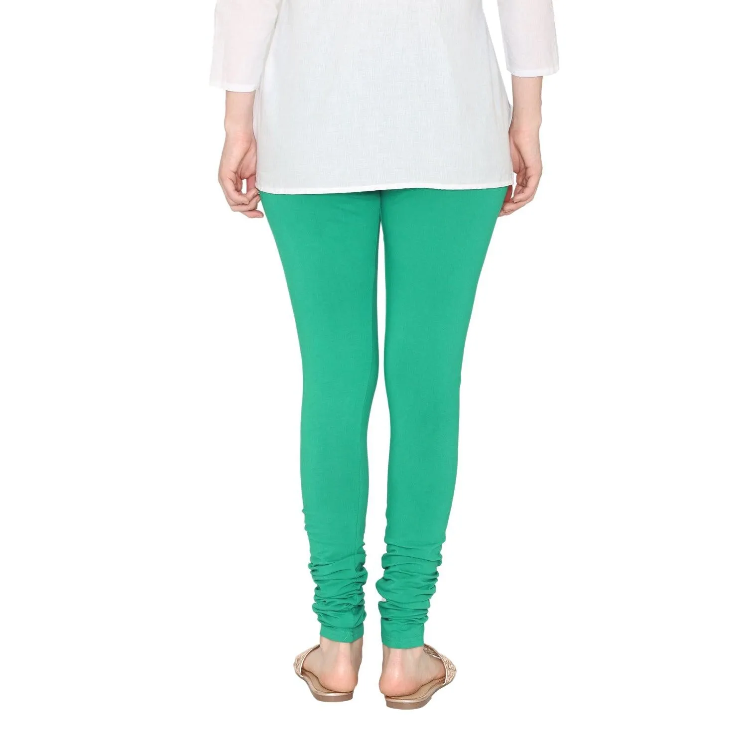 Women's Cotton Churidar leggings (Free Size) - Spring Bud